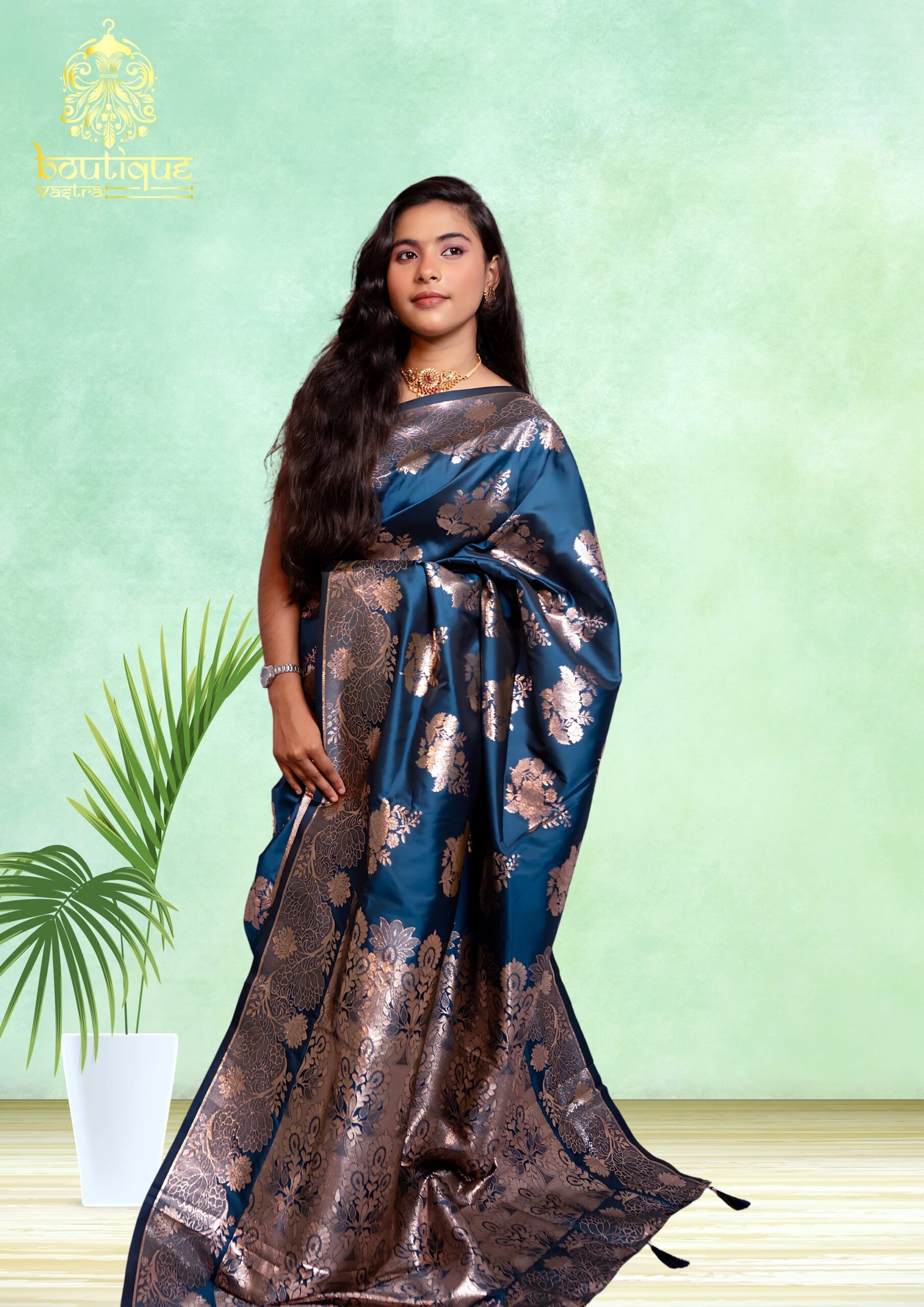 Firoza Color Bangalore Silk